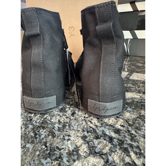 Y-3‎ Men\'s Nizza Hi Adidas High Top Sneakers. Blackout Shoes. Limited Sz 8 Men\'s main image 5